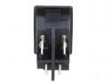 Switch rocker snap-in on/off rectangular red (0/1) DPST 6A/250V 
